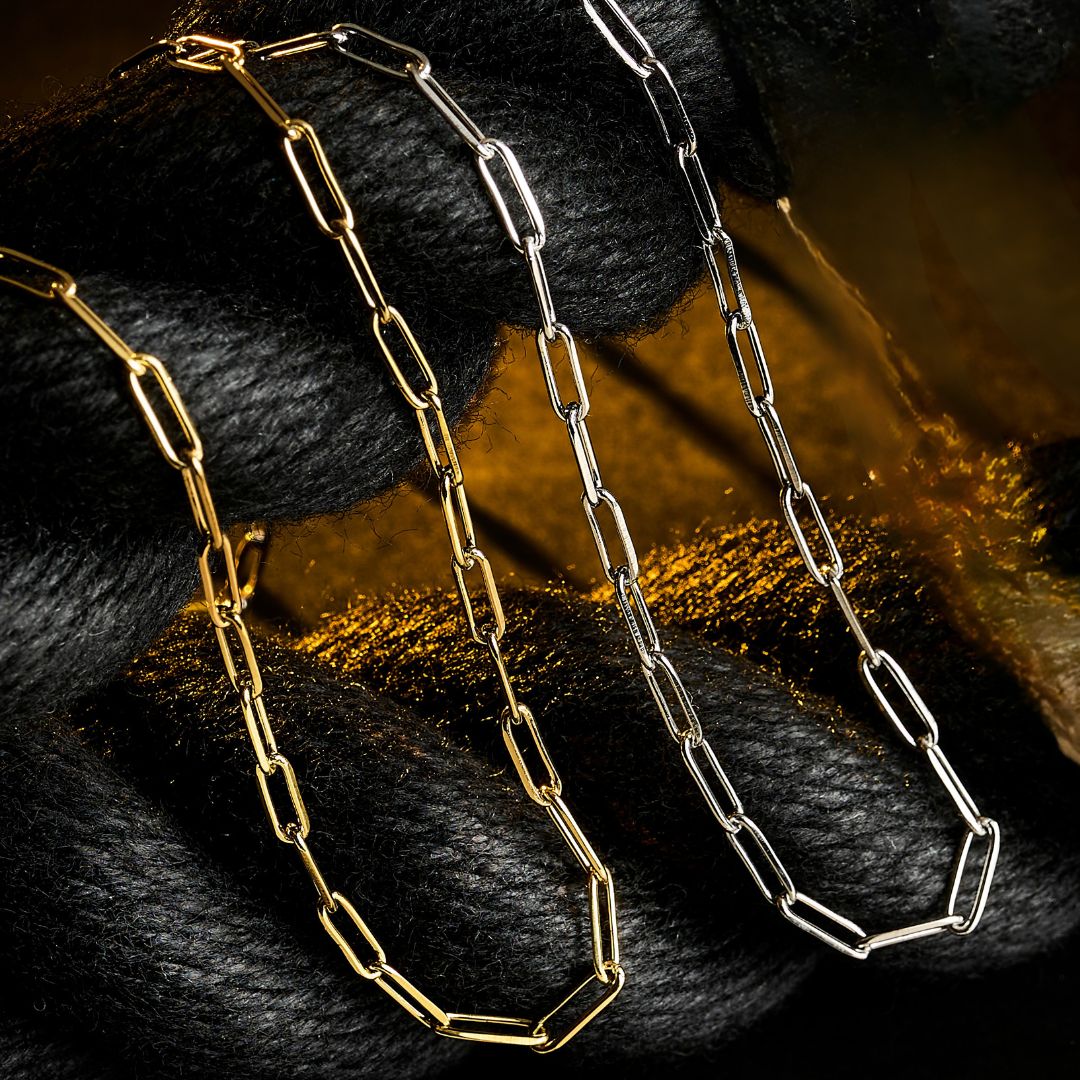 UNrust アンラスト Nexus ネクサス 4面カット 磁気ネックレス ゴールド シルバー 商品写真 斜め