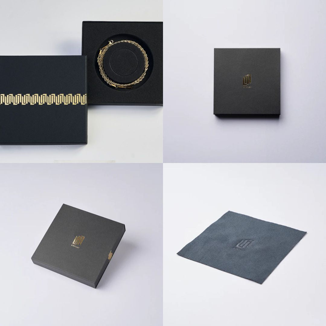 UNrust アンラスト Nexus ネクサス フレンチロープ 磁気ネックレス パッケージ クロス 付属品