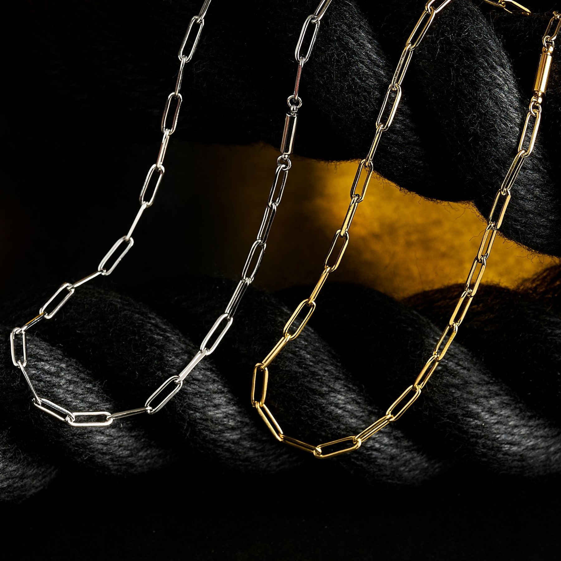 UNrust アンラスト Nexus ネクサス 4面カット 磁気ネックレス ゴールド シルバー 商品写真 正面