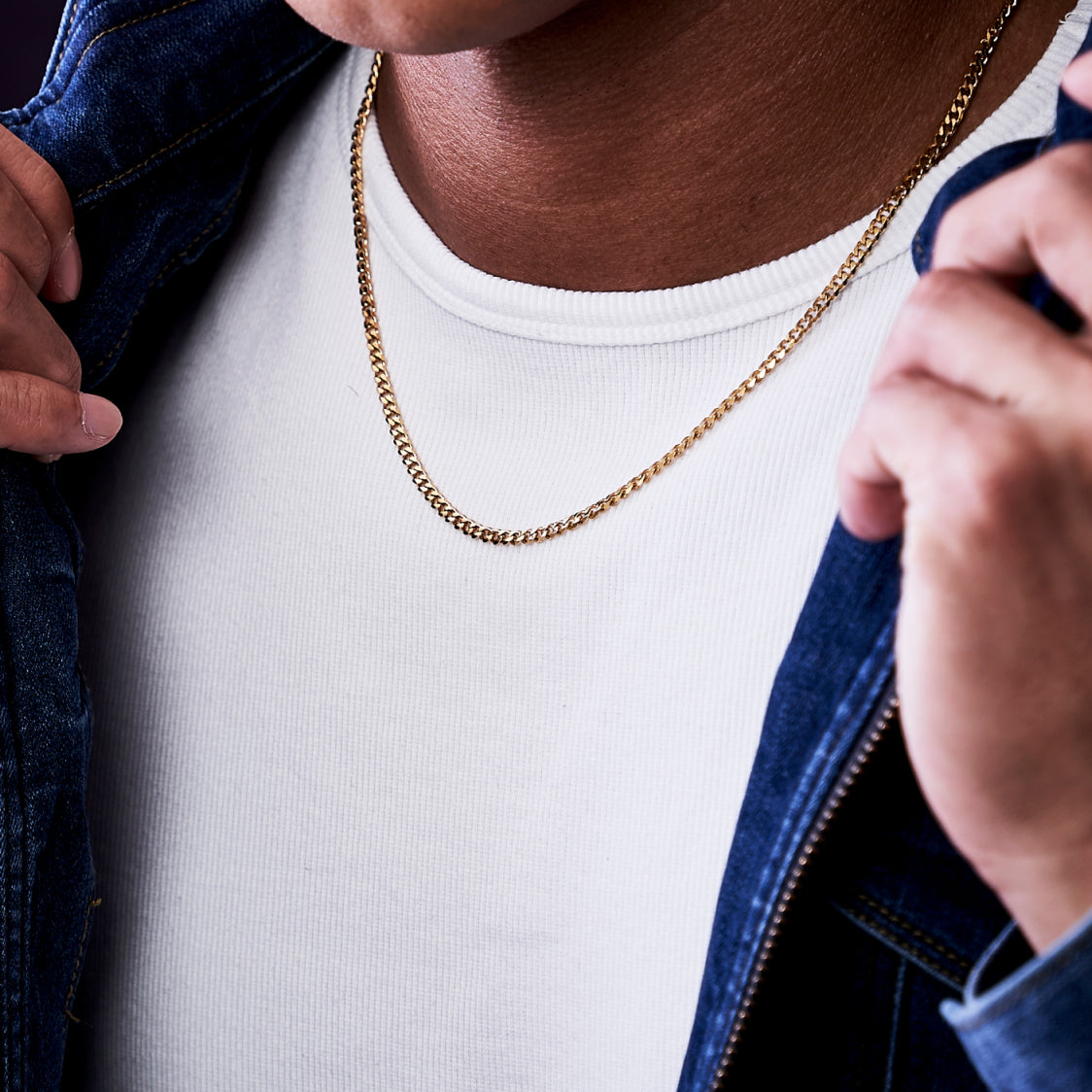 UNrust アンラスト KiHei キヘイ 磁気ネックレス ゴールド モデル着用