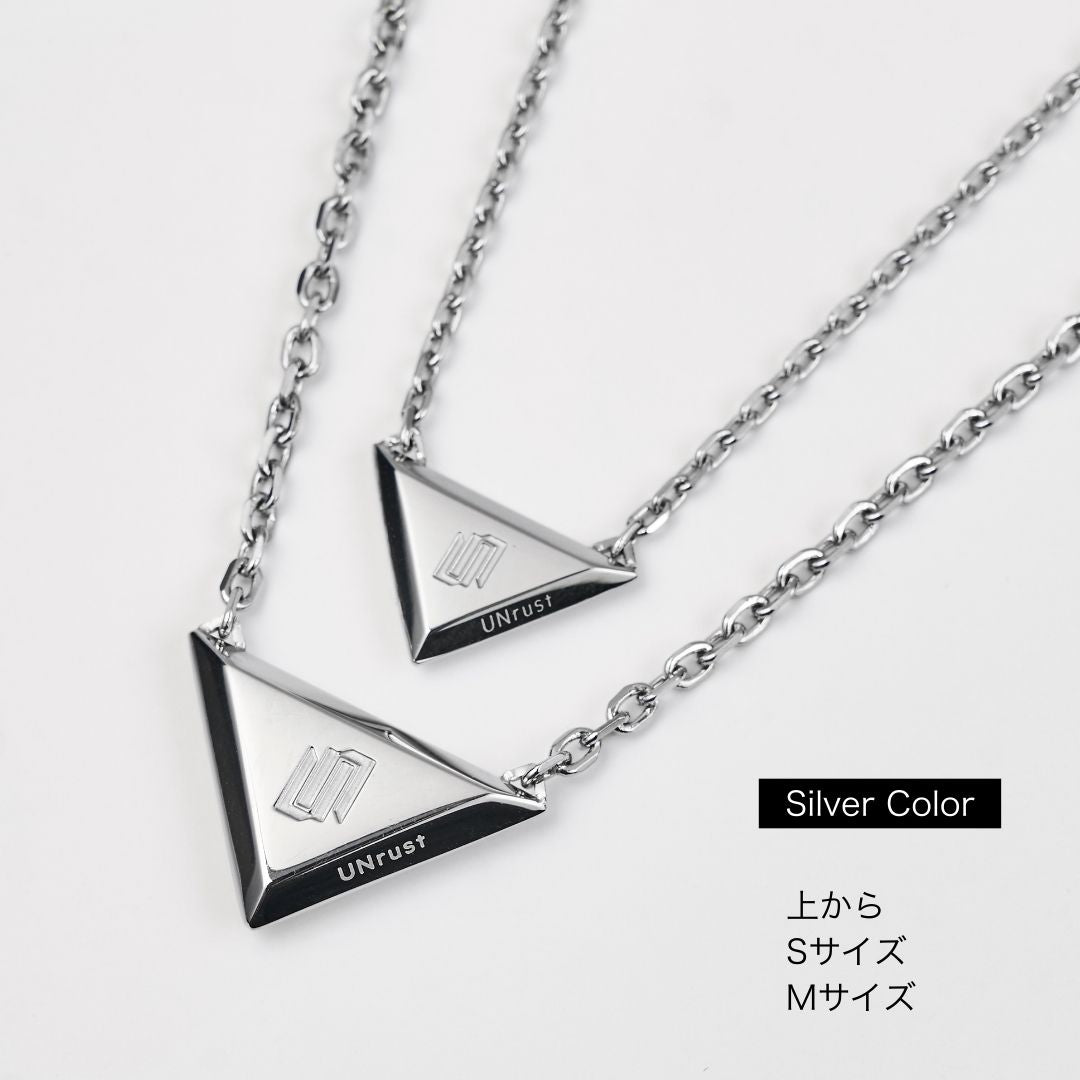 UNrust アンラスト Delta デルタ 磁気ネックレス シルバー Sサイズ Mサイズ 商品写真