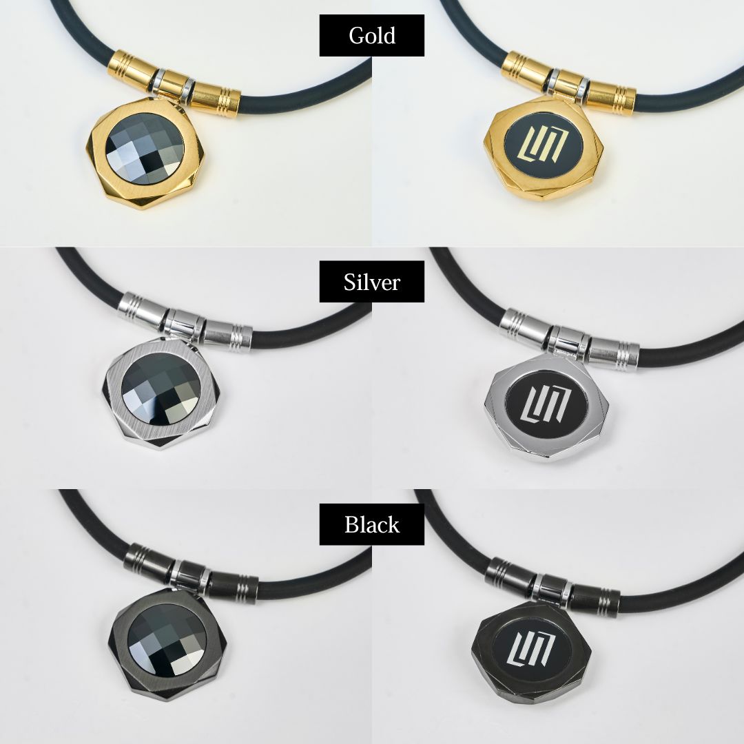 UNrust アンラスト Ray Edge レイエッジ 磁気ネックレス ゴールド シルバー ブラック カラーバリエーション