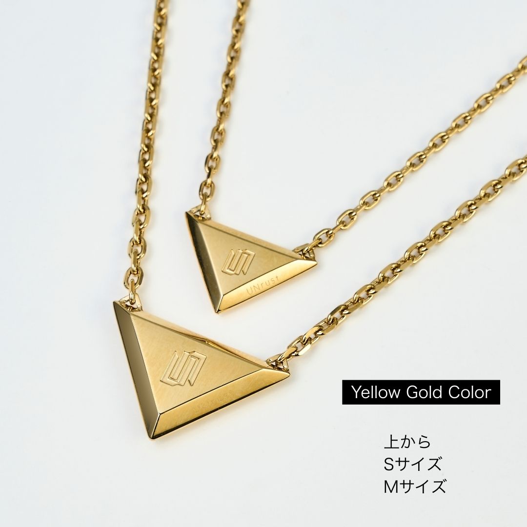 UNrust アンラスト Delta デルタ 磁気ネックレス ゴールド Sサイズ Mサイズ 商品写真