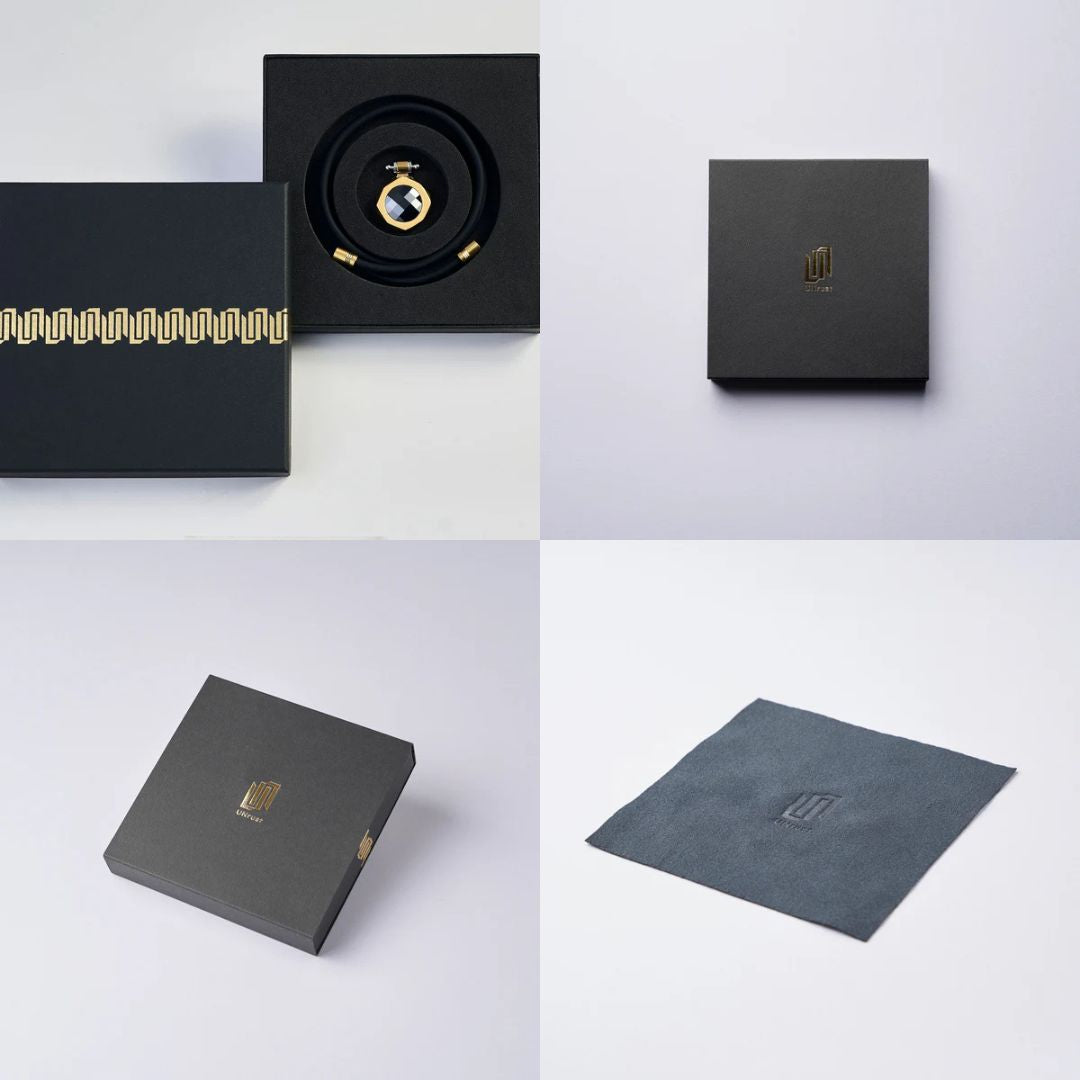 UNrust アンラスト Ray Edge レイエッジ 磁気ネックレス パッケージ クロス 付属品