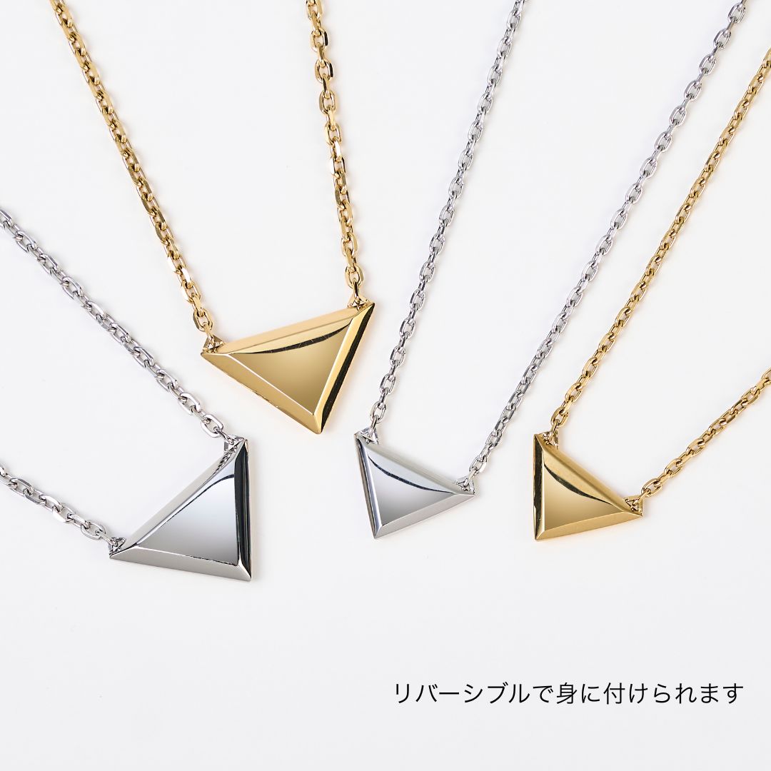 UNrust アンラスト Delta デルタ 磁気ネックレス ゴールド シルバー 裏面